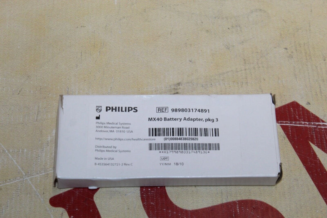 New Pack Of 3 Philips MX40 Battery Adapters * 989803174891