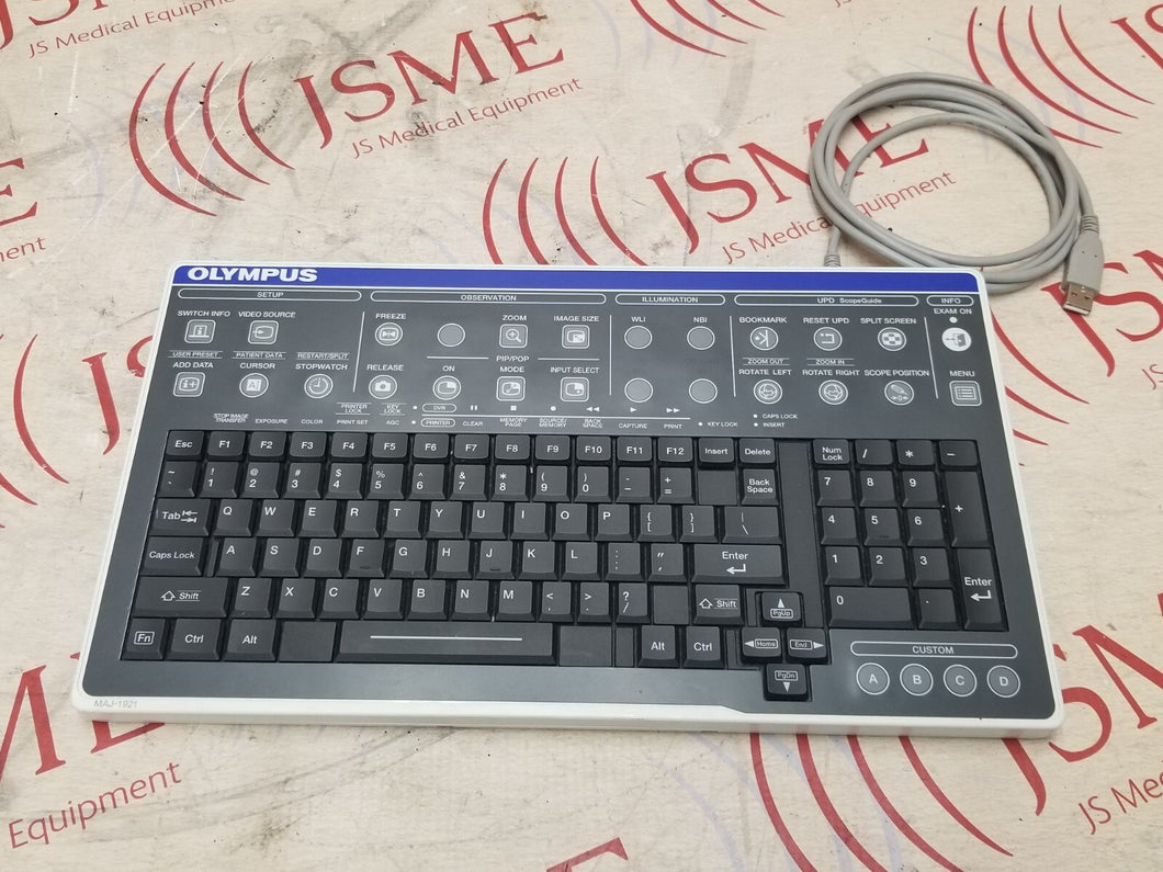 Olympus MAJ-1921 Endoscopy System Keyboard For EVIS EXERA III CV-190
