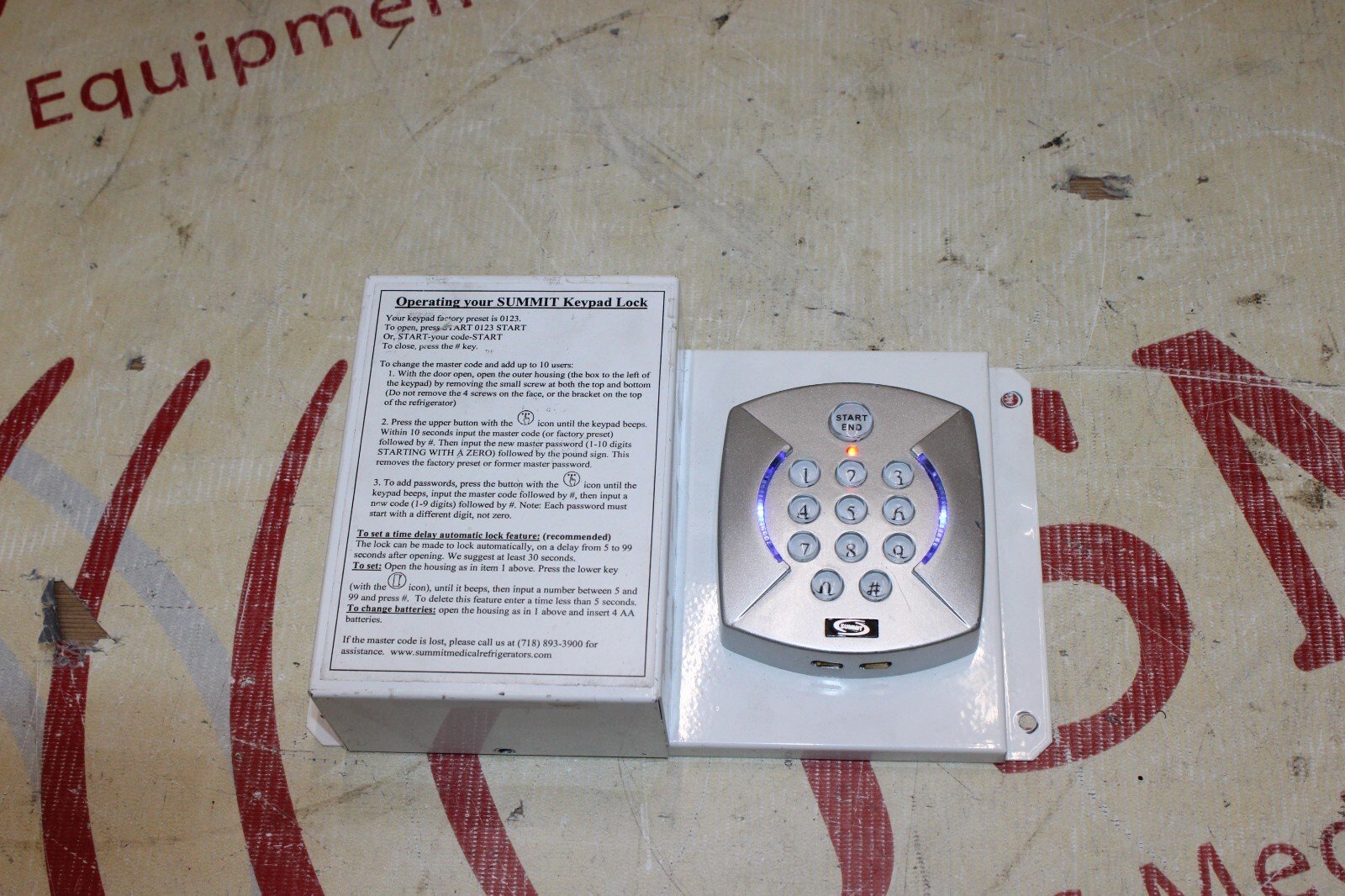 Summit Ackeypad Powered Keyless Lock – JS Medical Equipment