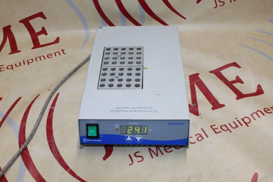 Fisher Scientific Isotemp 2001FS Digital Block Heater 11-715-125D w/ 2 Blocks