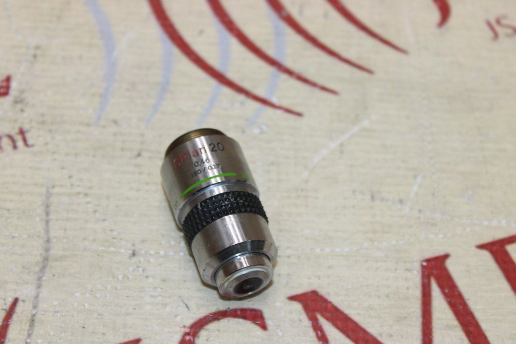 Olympus SPlan 20 0.46 160/0.17 Microscope Objective