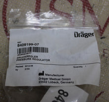 Cargar imagen en el visor de la galería, Drager Medical 8409199-07 Pressure Regulator -2x Available
