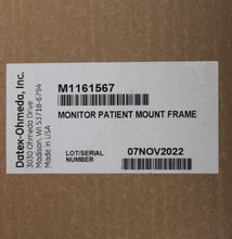 Load image into Gallery viewer, Datex Ohmeda Monitor Patient Mount Frame M1161567
