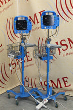 Load image into Gallery viewer, Lot of 2 GE Dinamap ProCare Vital Signs Monitor on Rolling Stands
