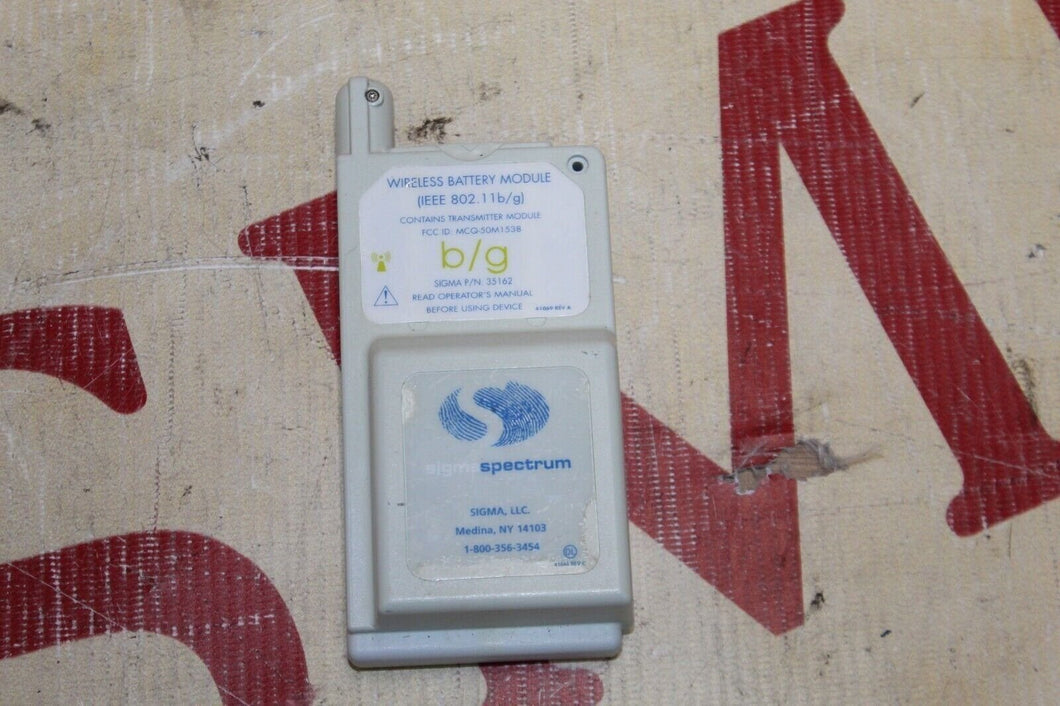 Baxter Sigma Spectrum 35162 b/g Battery