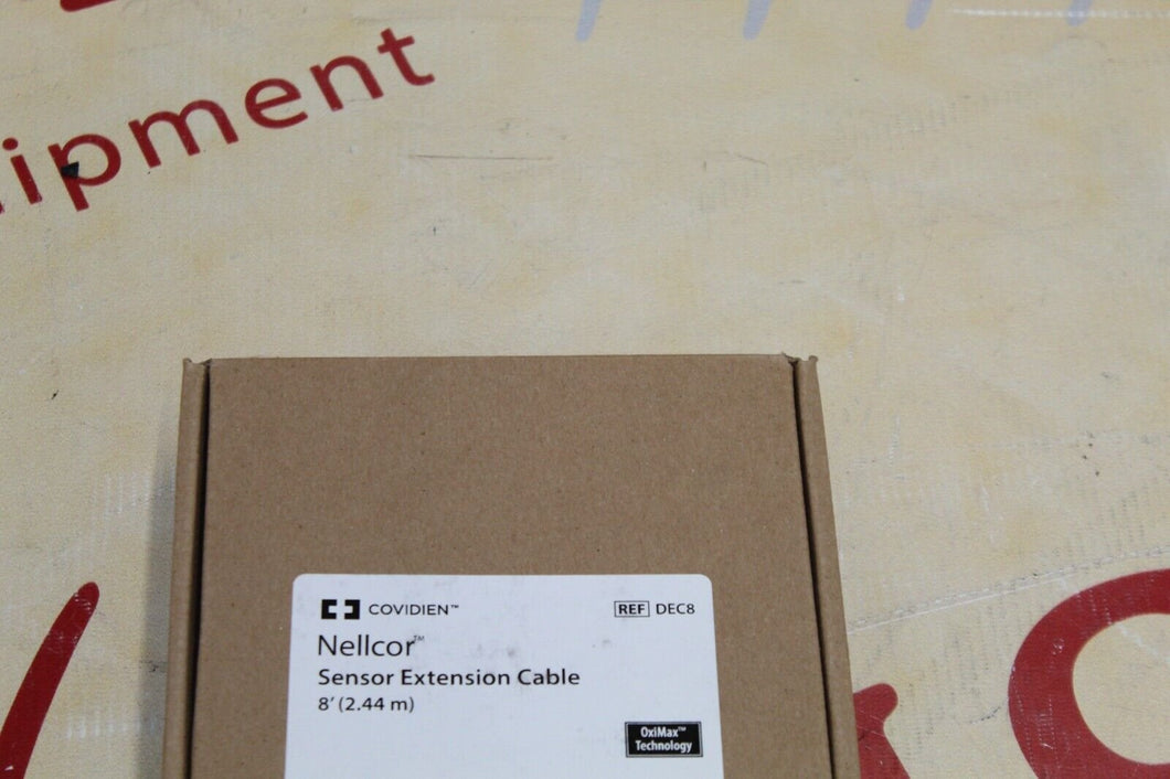 Covidien DEC8 Nellcor Sensor Extension Cable, 8' (2.44 m) NEW SEALED