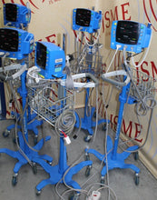 Cargar imagen en el visor de la galería, Lot of 5 GE Carescape Dinamap V100 Vital Signs Monitor on Rolling Stands
