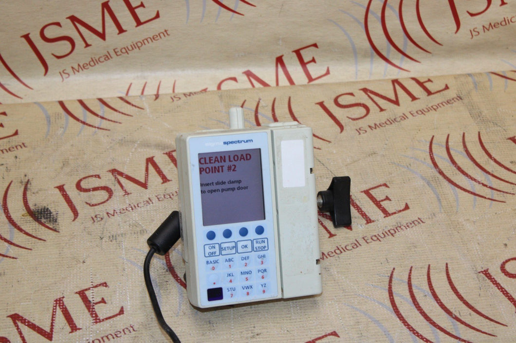 Baxter Sigma Spectrum v6 Infusion Pump, Battery, Power Supply, Clamp