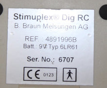 Load image into Gallery viewer, B. Braun 4891996B Stimuplex Dig RC Nerve Stimulator
