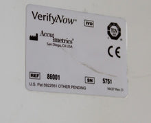 Cargar imagen en el visor de la galería, Accumetrics VerifyNow System Rapid Medical Platelet Lab Analyzer 86001
