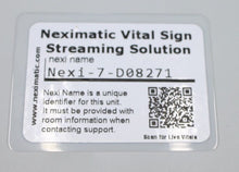 Cargar imagen en el visor de la galería, Neximatic Nexi-7 (model Nexi-7-D08271) Vital Sign Streaming Solution
