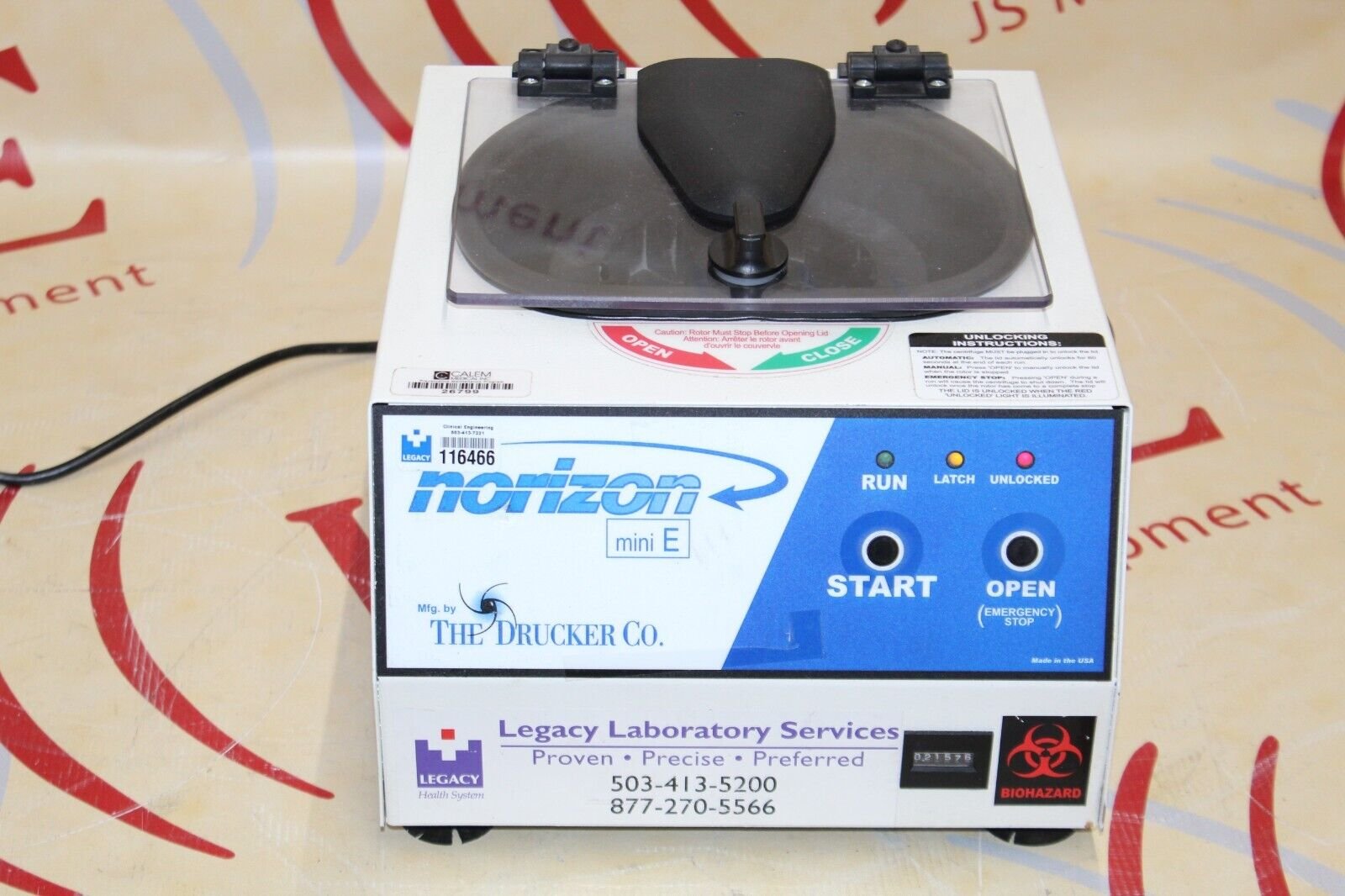 Drucker Horizon Mini E 642E Centrifuge – JS Medical Equipment