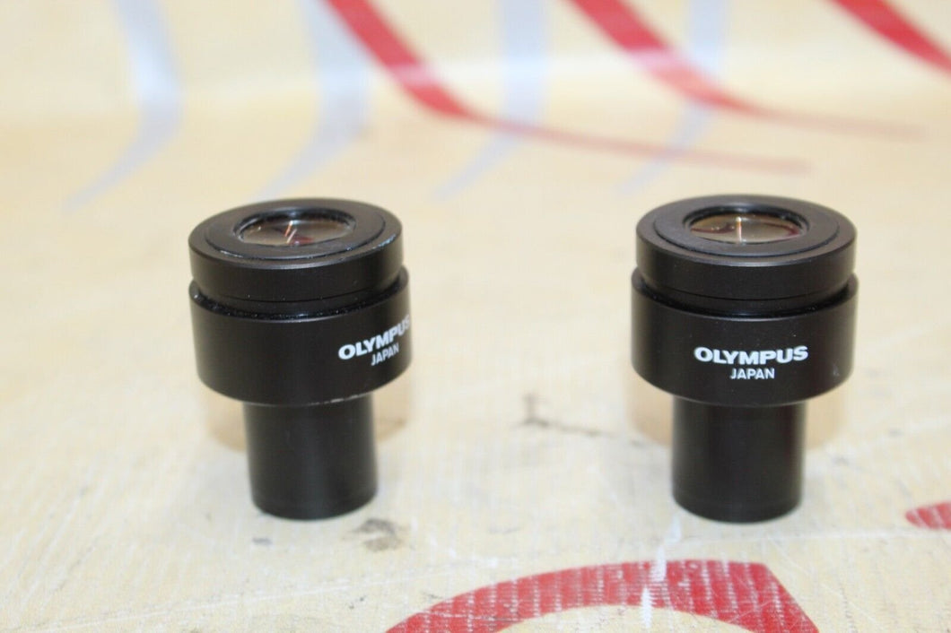 LOT OF 2 Olympus WK 10X/20L Microscope Eyepiece