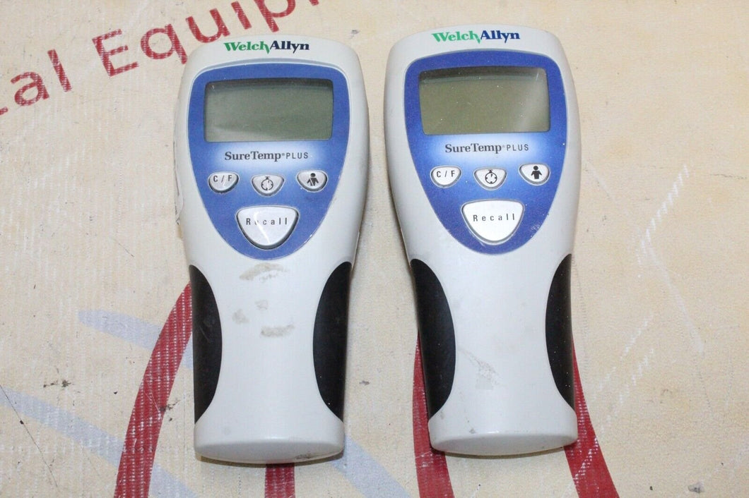 2X Welch Allyn SureTemp Plus Medical Grade Digital Thermometer 692