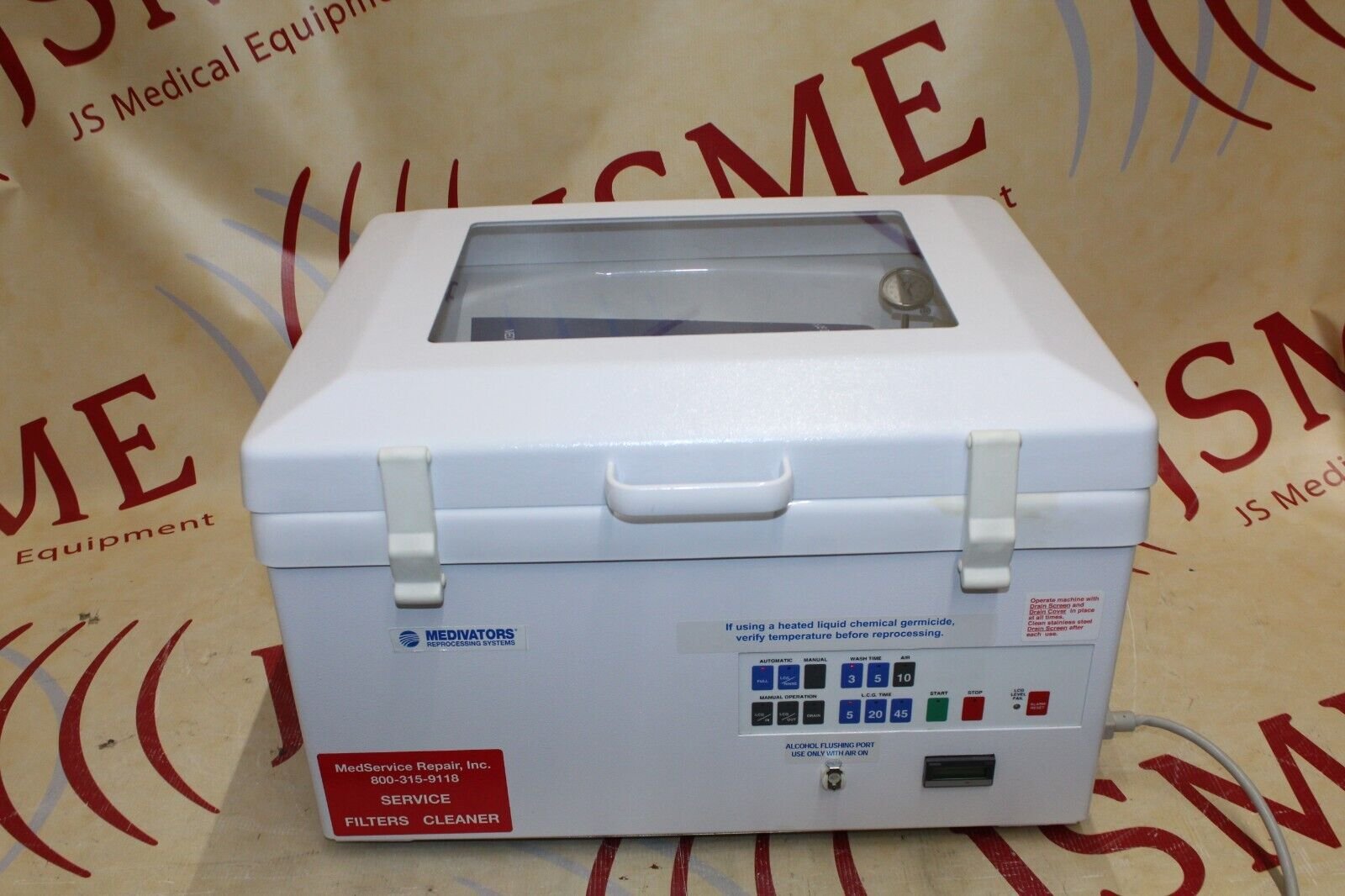 MEDIVATORS CER1 OPTIMA CER OPTIMA endoscope Reprocessing system JS