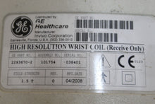Load image into Gallery viewer, GE High Resolution Wrist Coil 2293670-2
