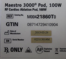 Cargar imagen en el visor de la galería, Boston Scientific Maestro (3000) Cardiac Ablation Pod
