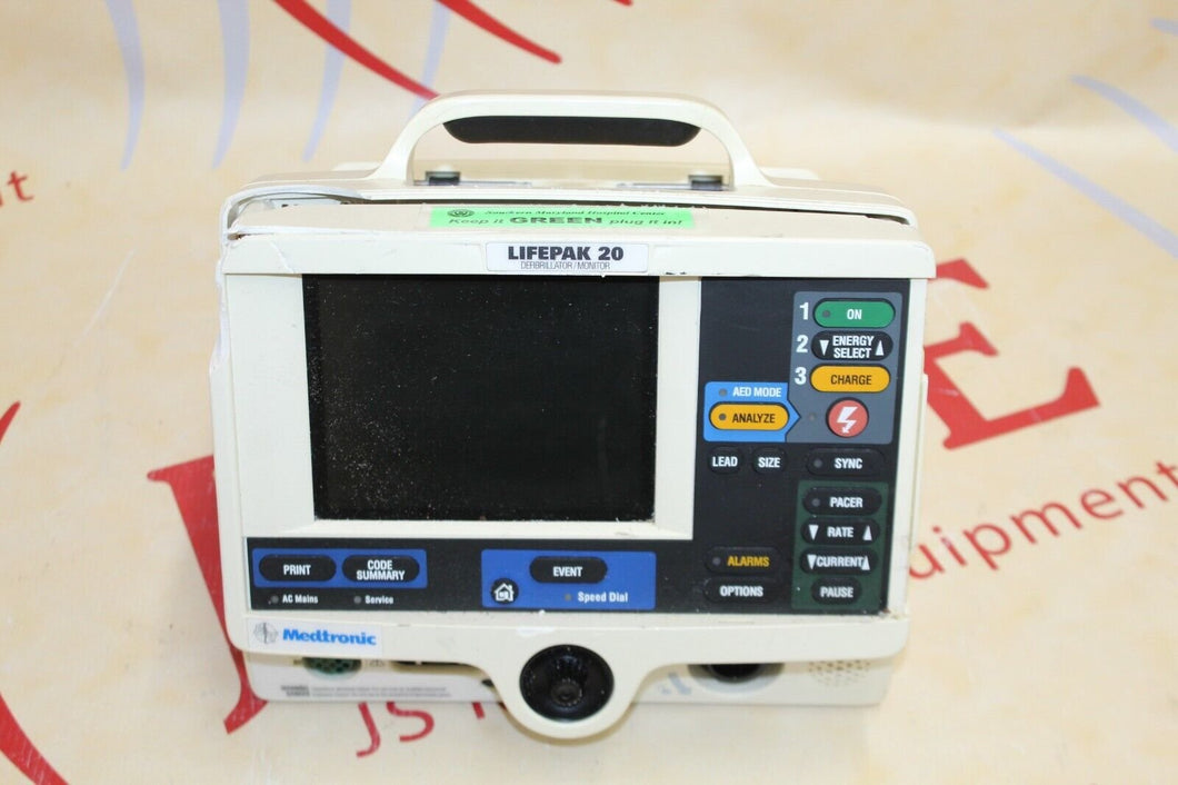 Physio Control LifePak 20 AED Patient Monitor