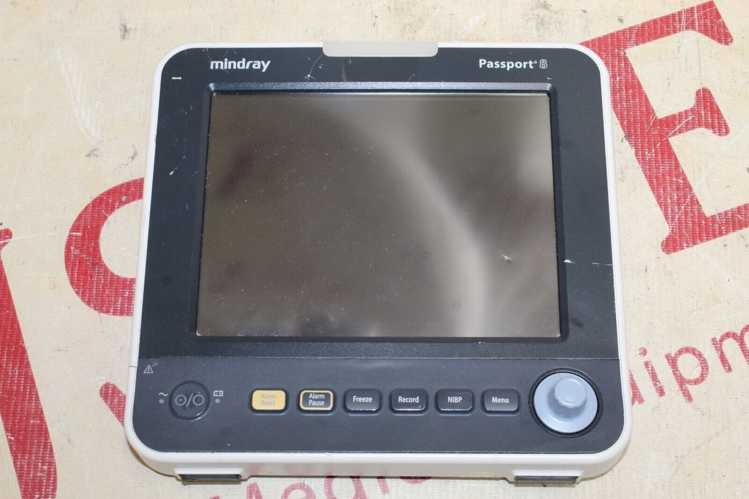 Mindray Passport 8 Screen