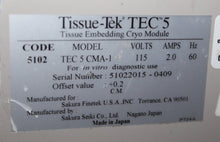 Load image into Gallery viewer, Sakura Tissue-Tek TEC 5 CMA-1 Embedding Cryo Module
