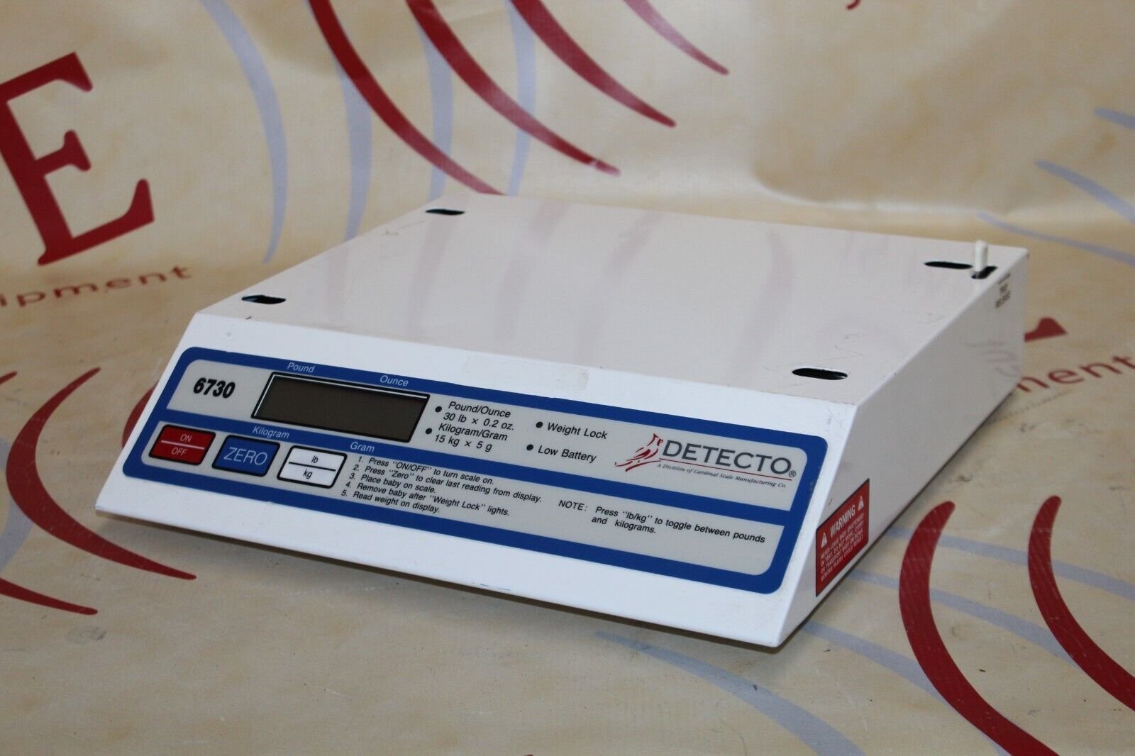 Detecto 6745 Digital Medical NICU Baby Scale Scale