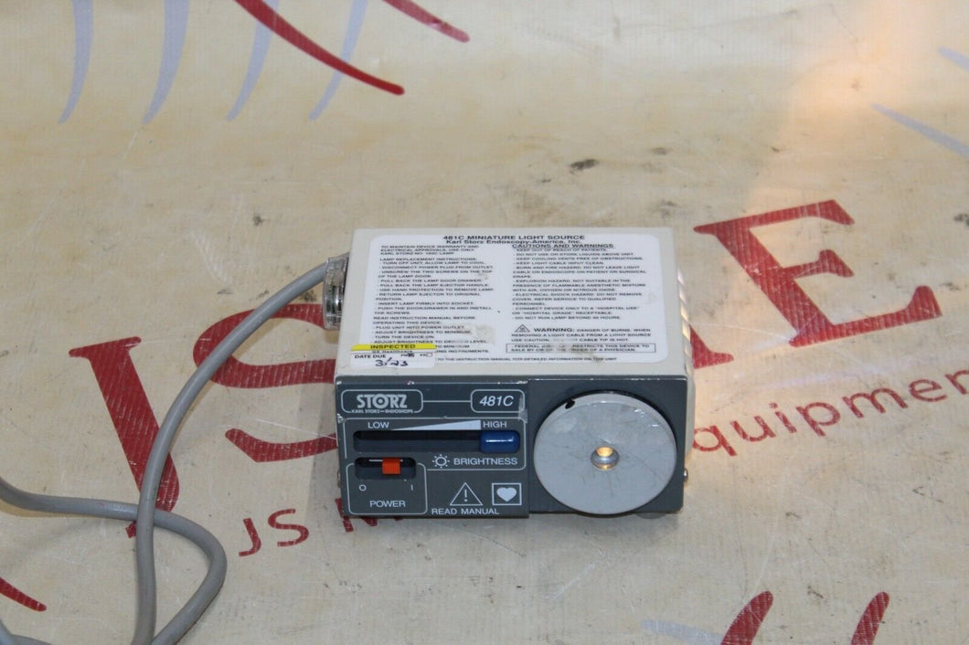 Karl Storz 481C Endoscopy Miniature Light Source