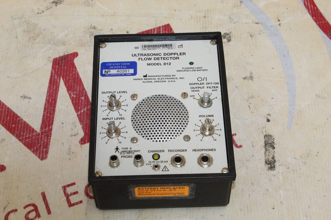 PARKS Doppler Flow Detector Model 812