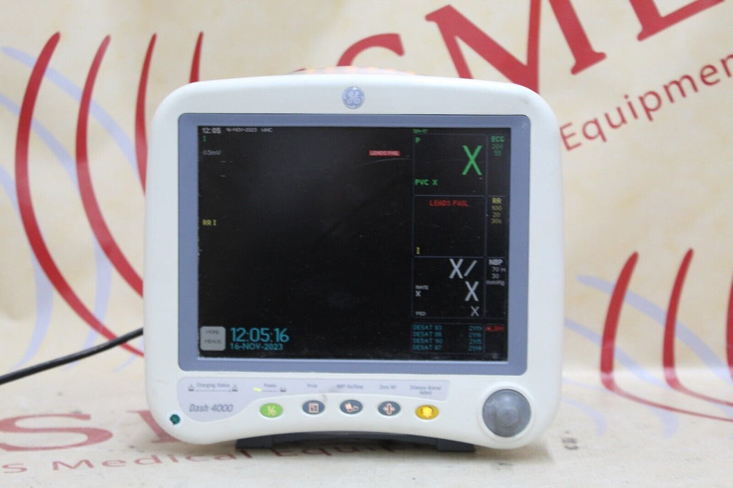 GE Dash 4000 Patient Monitor