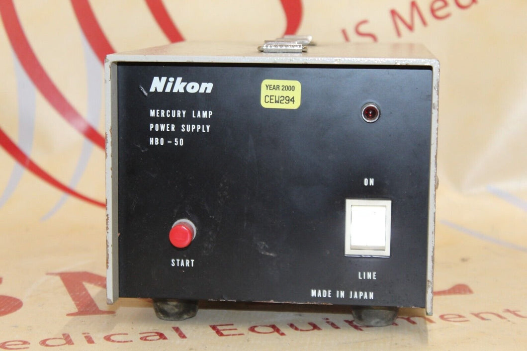 Nikon HBO-50 Mercury Lamp Power Supply Illumination Microscope