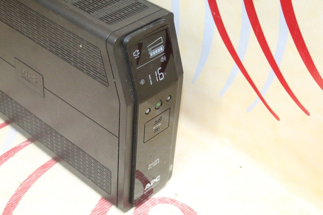 APC Back-UPS Pro 1500 S (BR1500MS) 10-Outlet UPS, Sine Wave, USB, AVR, LCD