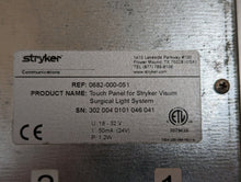 Load image into Gallery viewer, The Stryker Visum Dual Surgical Light Touch Panel [682-000-051]
