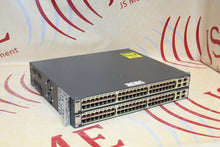 Cargar imagen en el visor de la galería, (Lot Of 2)  Cisco Catalyst 3750 Series POE-48
