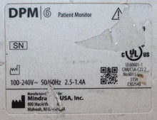 Cargar imagen en el visor de la galería, Mindray (DPM6) Patient Monitor
