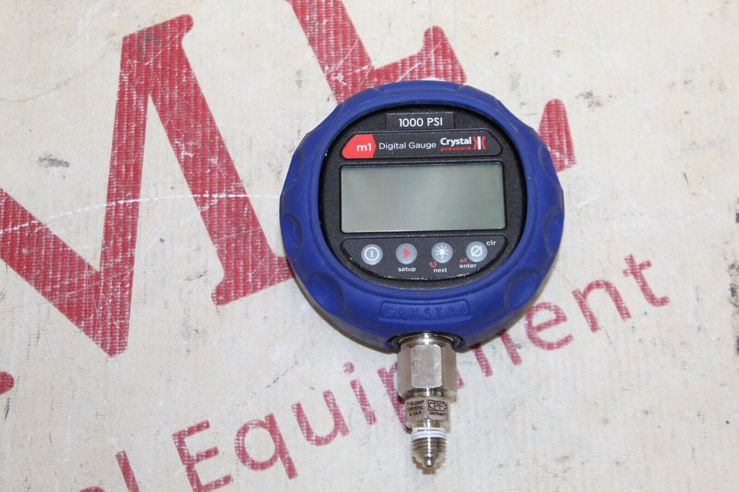 CRYSTAL PRESSURE AMETEK M1 Digital Test Gauge 1000 PSI