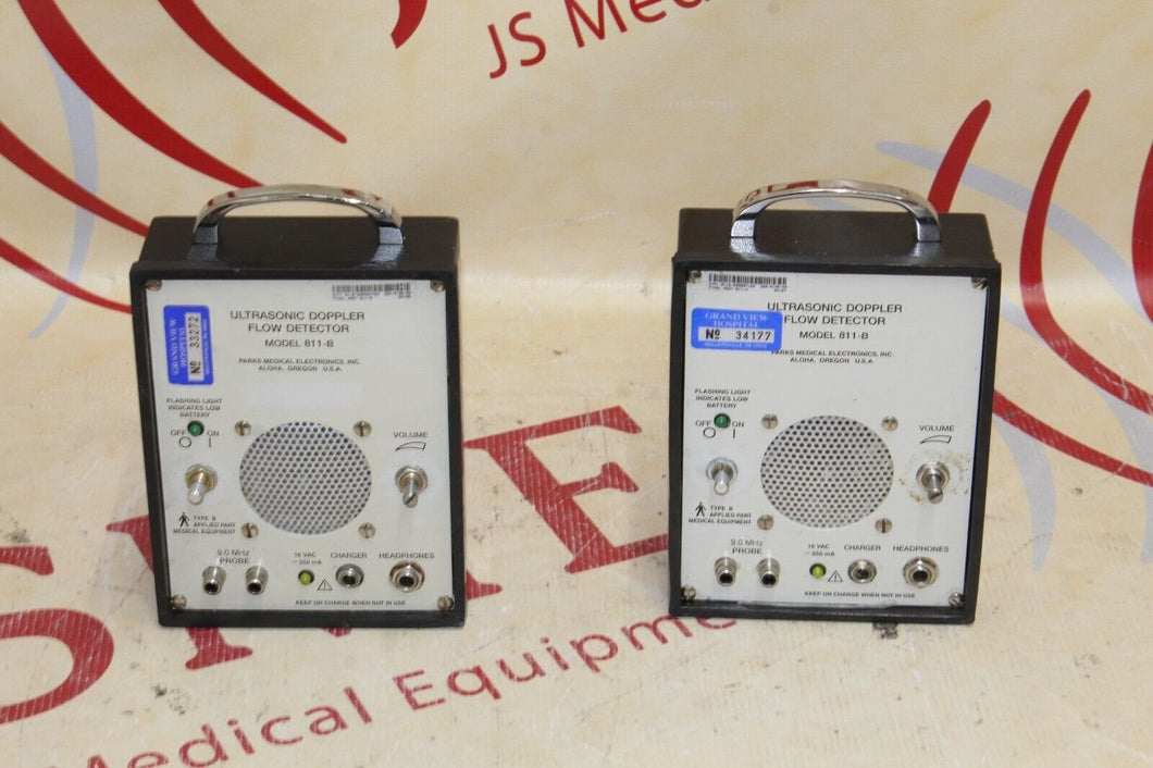 LOT of 2 PARKS Doppler Flow Detector Model 811-B