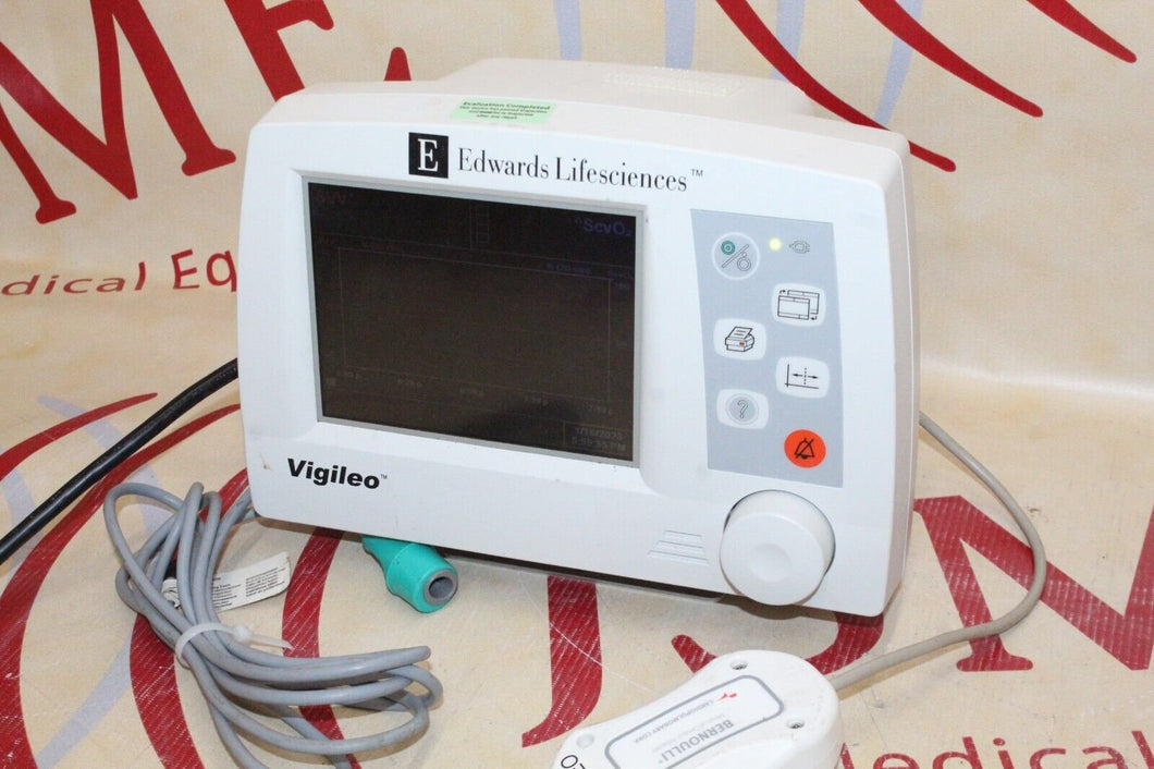 EDWARDS LIFESCIENCES MHM1 VIGILEO MONITOR w/ ACCESSORIES