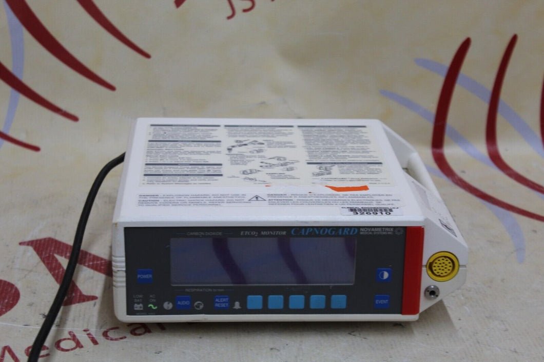 NOVAMETRIX MEDICAL SYSTEMS CAPNOGARD ETCO2 MONITOR