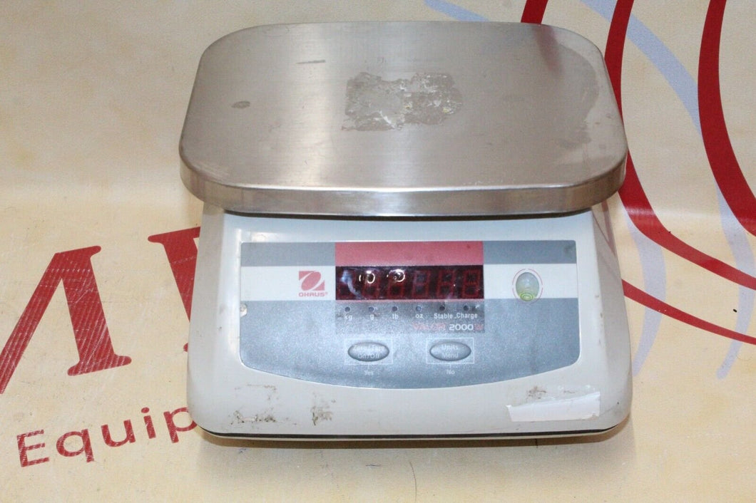 Ohaus Valor 2000w Series V21PW6 Compact Digital Washdown Bench Scale 6kg/15lb