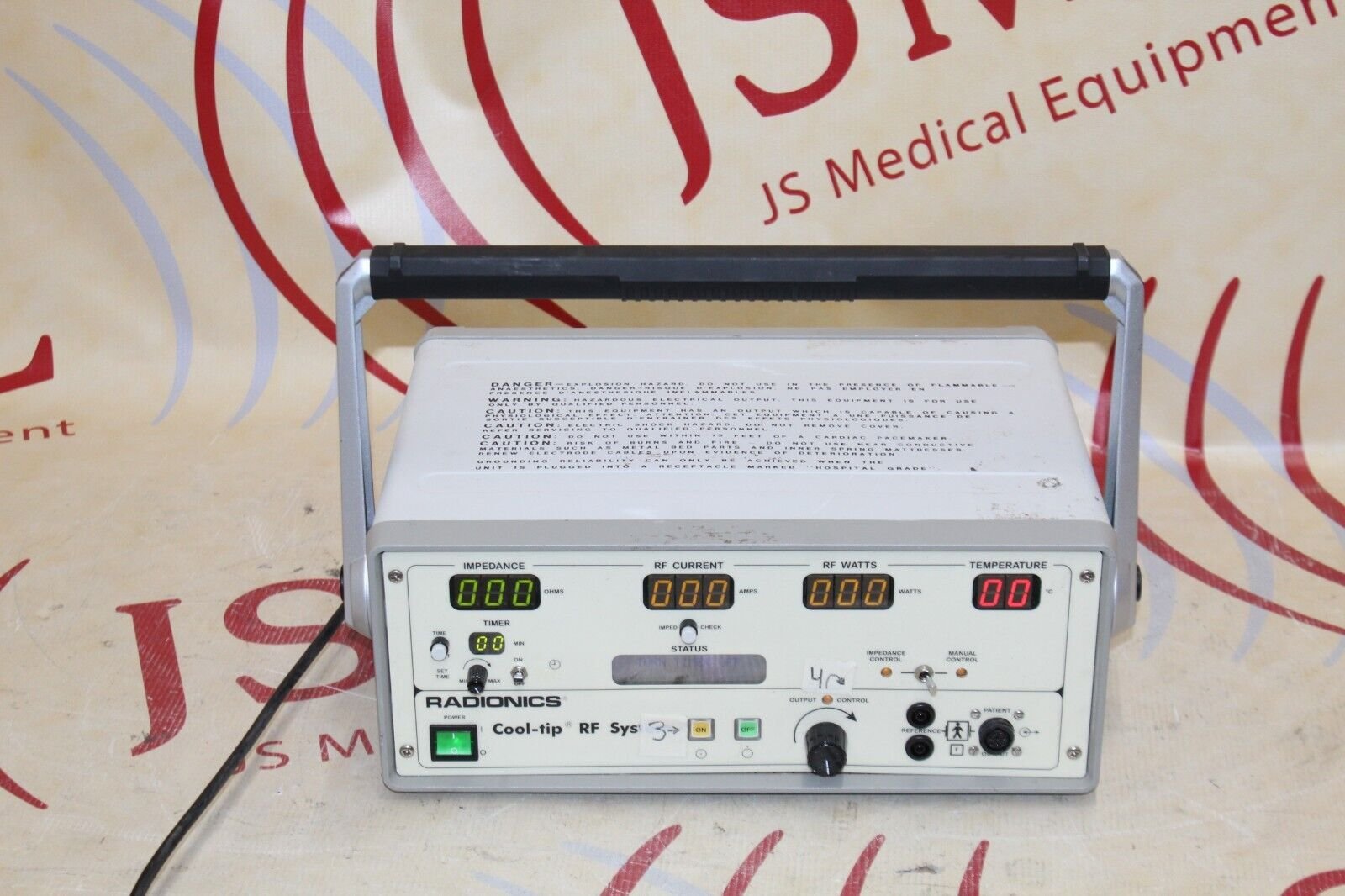 RADIONICS Cool-tip RF Ablation System Generator – JS Medical Equipment