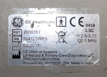 Cargar imagen en el visor de la galería, GE 3.5C Transducer Ultrasound Probe (2050357)
