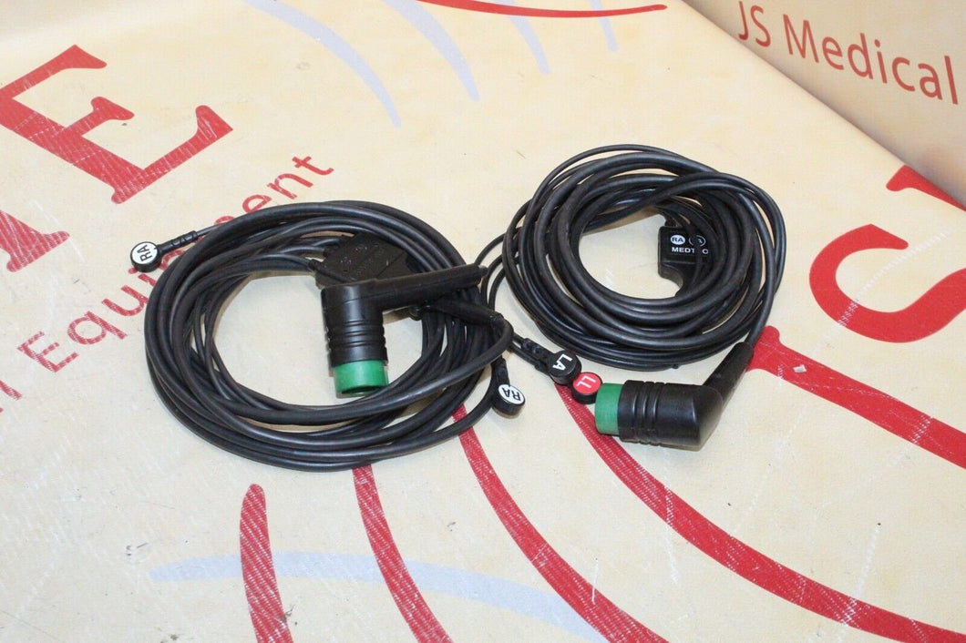 (lot of 2)  Physio Control 3 Lead ECG Cable 3006218-006