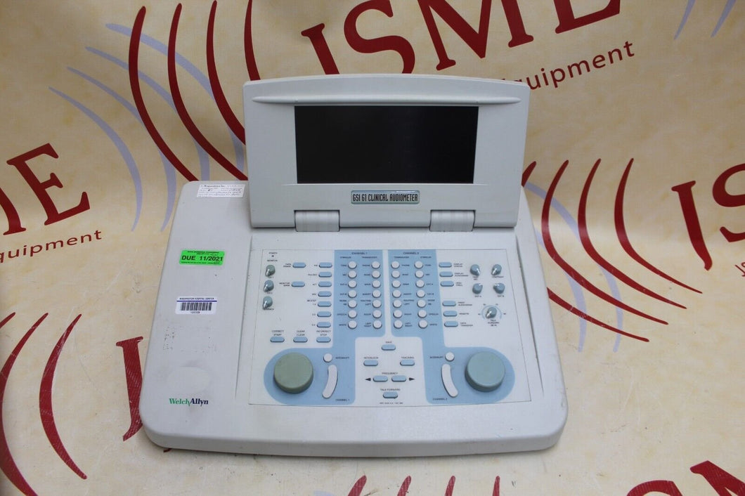 Welch Allyn Grason Stadler GSI 61 Clinical Audiometer