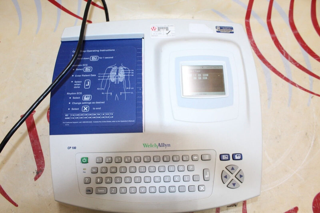 Welch Allyn CP 100 ECG EKG Monitor