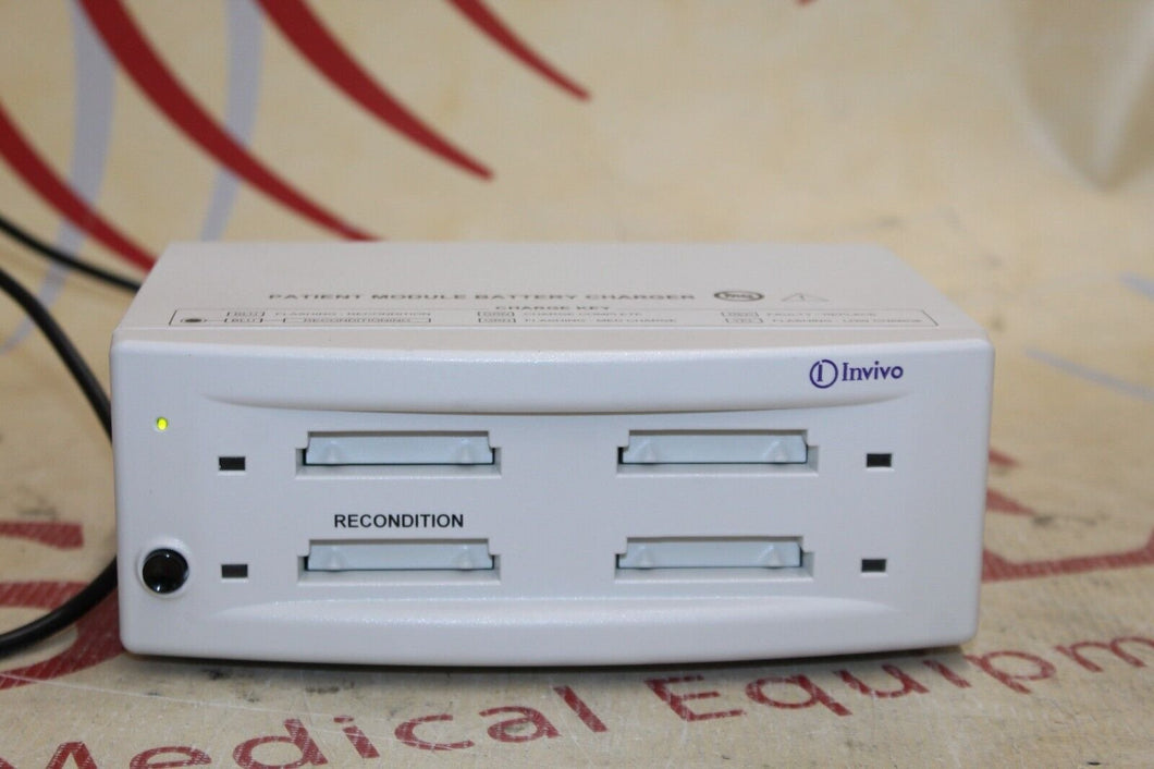 Invivo 9023 Patient Module Battery Charger With Power Supply!