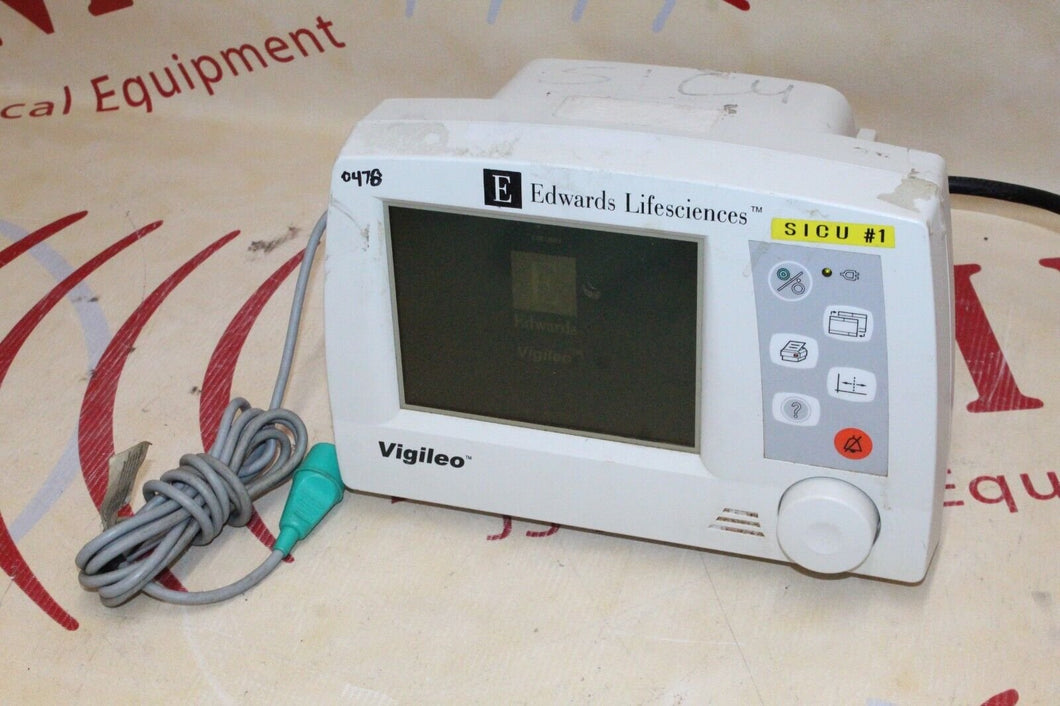 Edwards Lifesciences Vigileo MHM1 Patient Monitor W/ Flo Trac APCO9 Cable