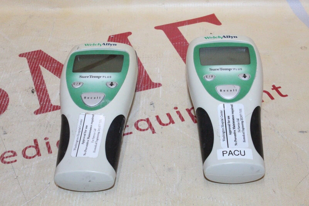 2X Welch Allyn SureTemp Plus Medical Digital Thermometer 690