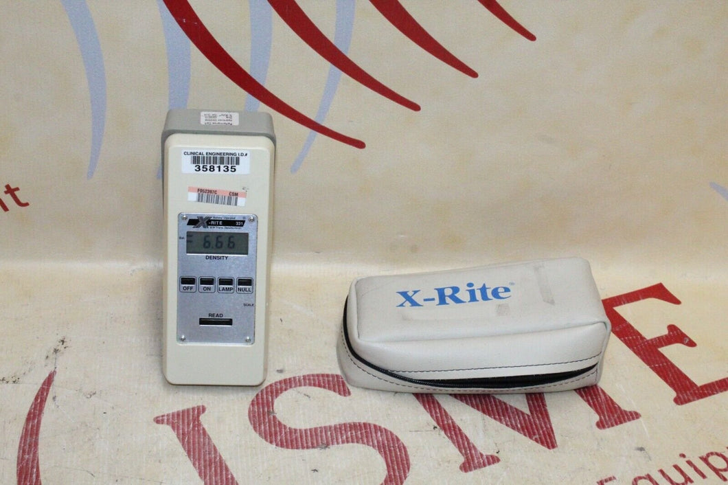 X-rite Model 331, B/W Transmission Densitometer Battery Operated