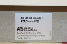 Cargar imagen en el visor de la galería, Applied Biosystems Dual Well 4342718 for GeneAmp PCR 9700
